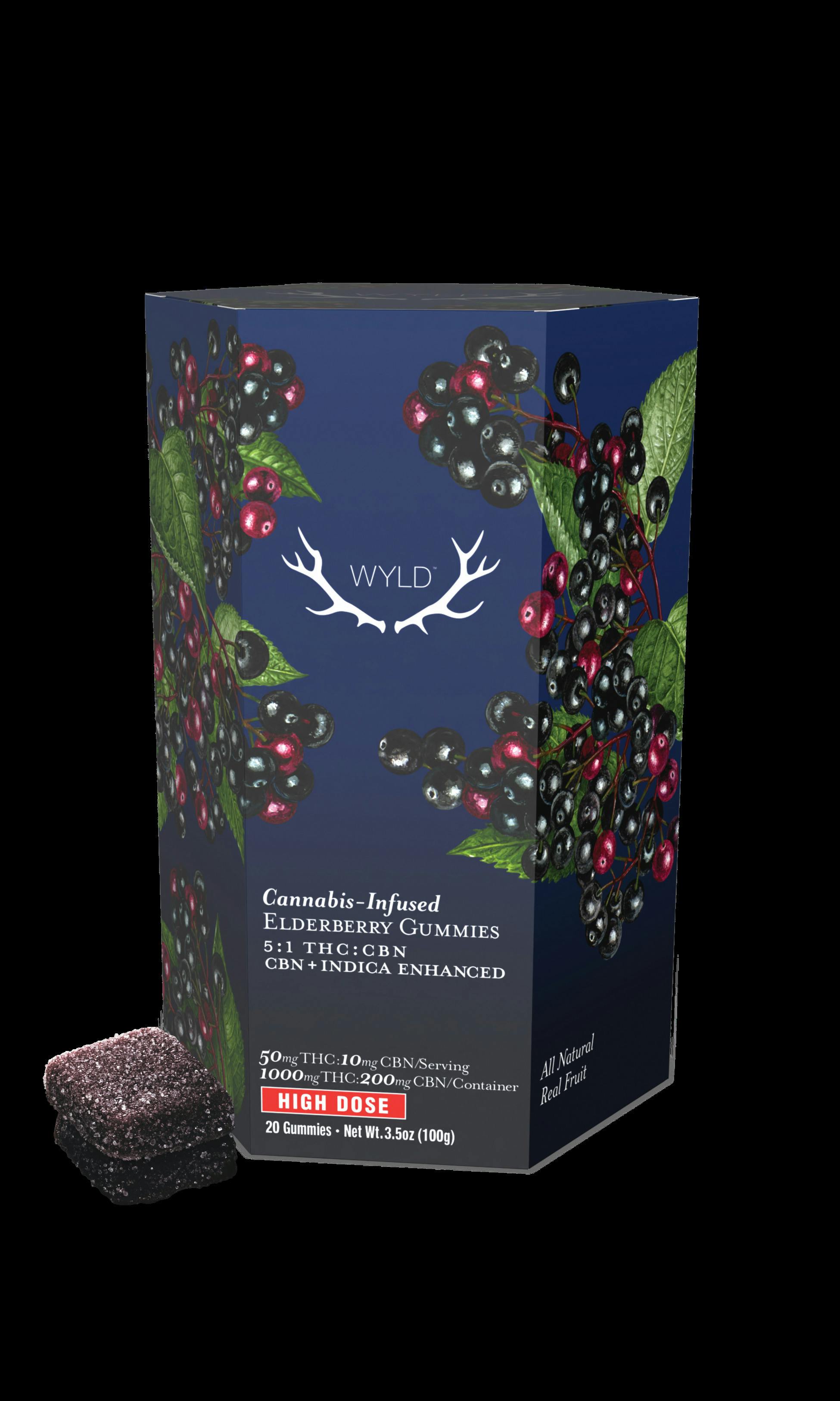 Elderberry 5:1 THC:CBN Gummies MED