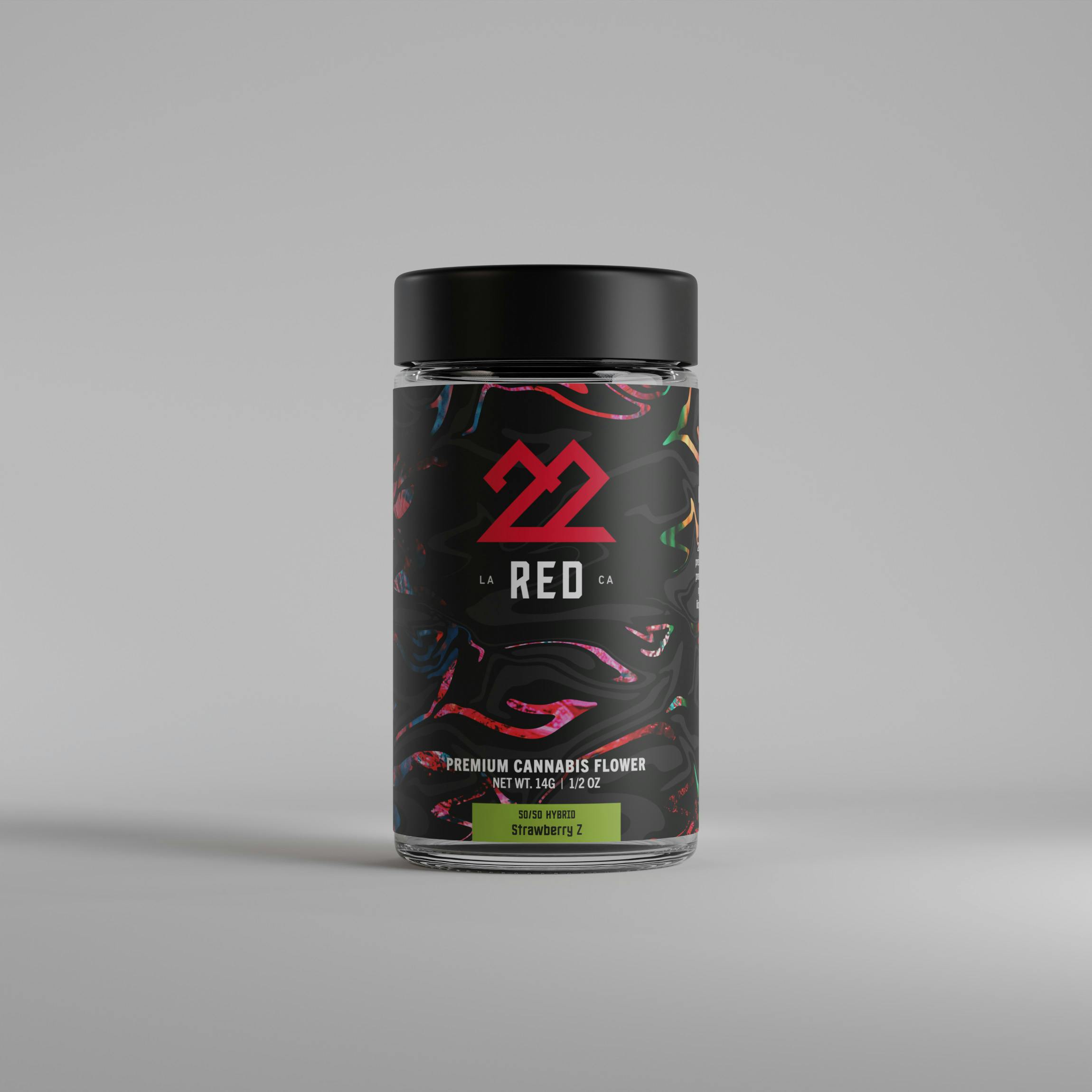 Strawberry Z Flower Jar