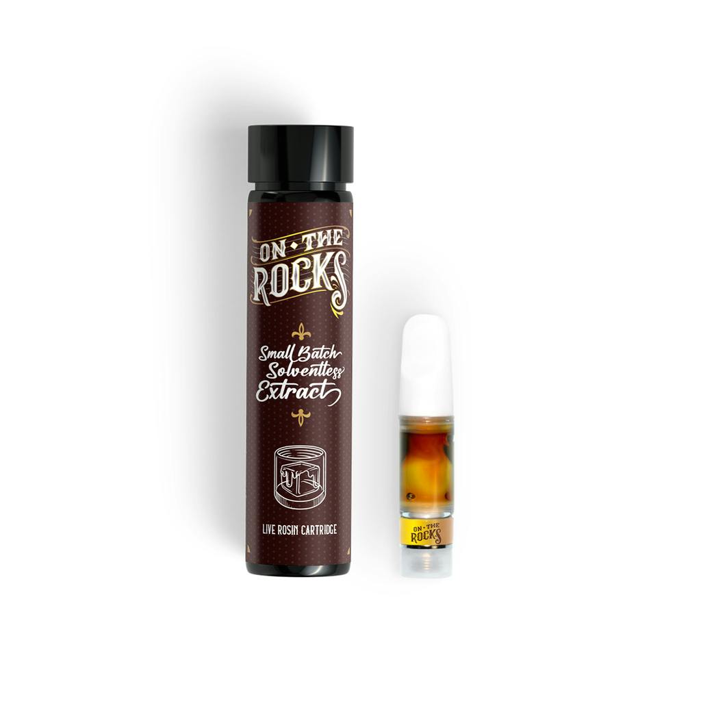 On The Rocks Pink Certz Live Rosin 0.5g Cartridge