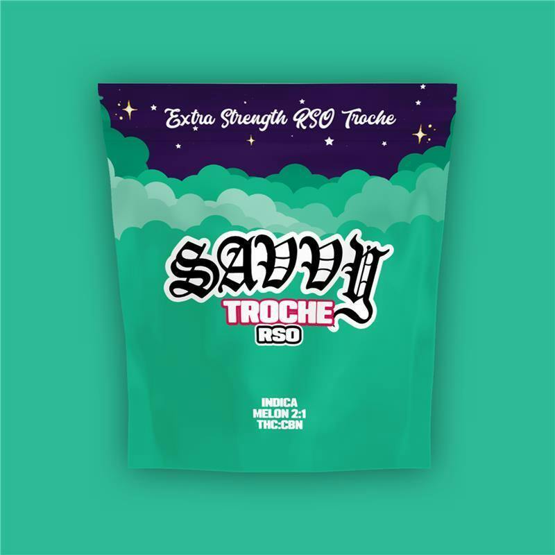Savvy Guap 2:1 THC:CBN Melon Troches 100mg [1pk] at Zen Leaf Cannabis Dispensary