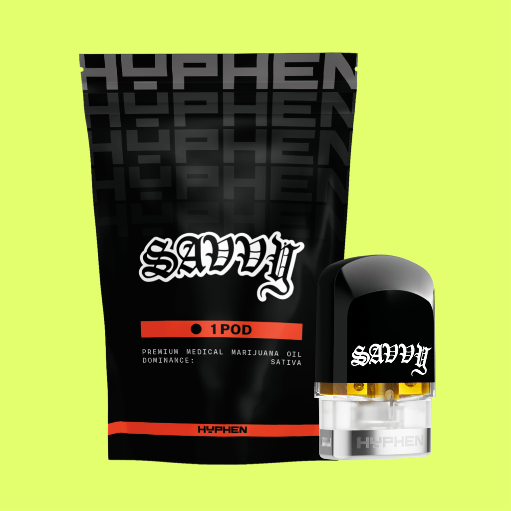 Savvy Hyphen Blue Raz 2g Pod