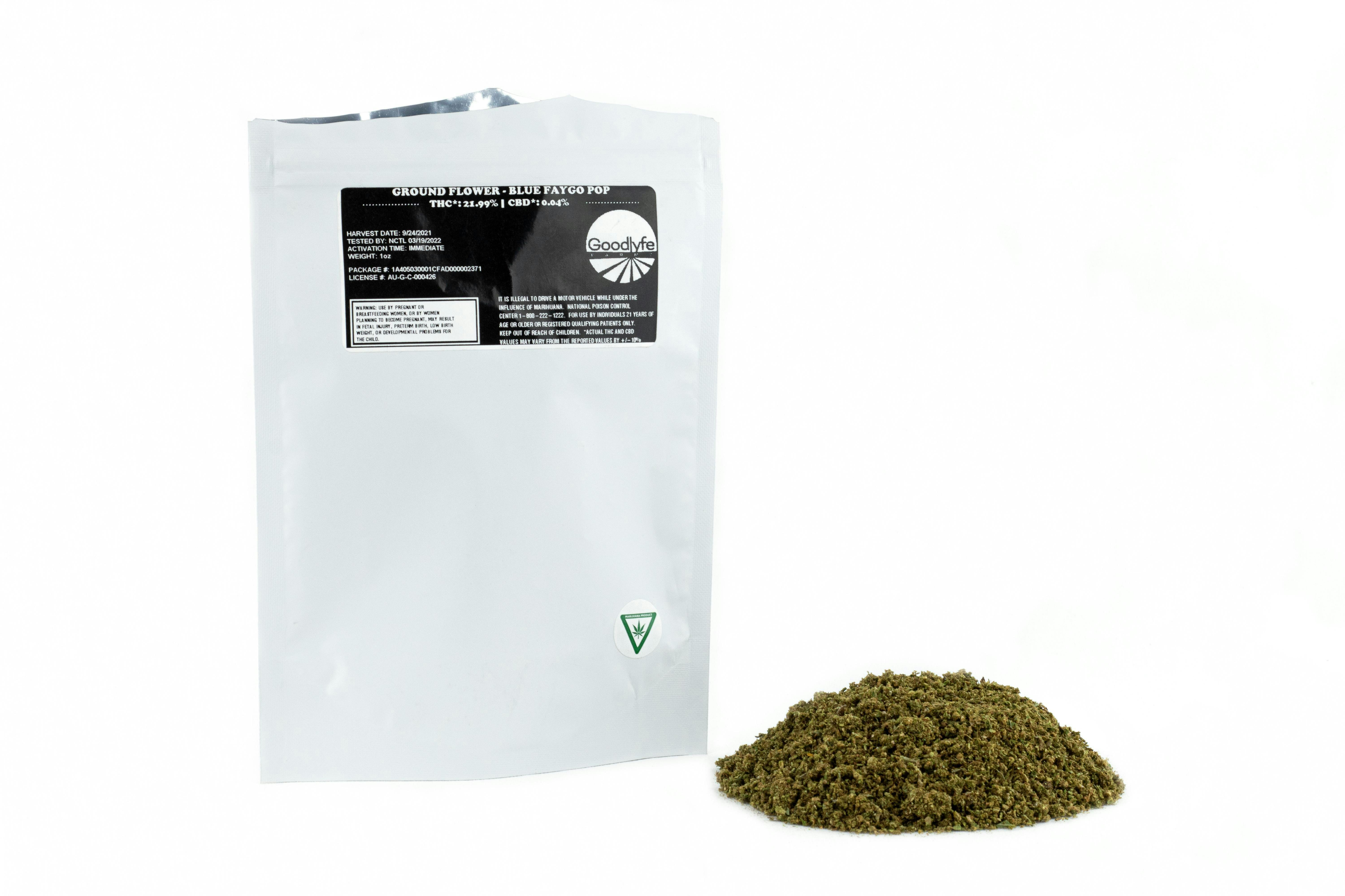 Goodlyfe Farms Pre-Packed Shake 28g Gorilla Glue