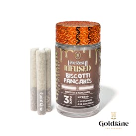 Goldkine Infused 3pk 1.8g Biscotti Pancakes