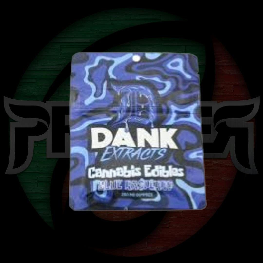 Dank Gummies 200mg Blue Razz