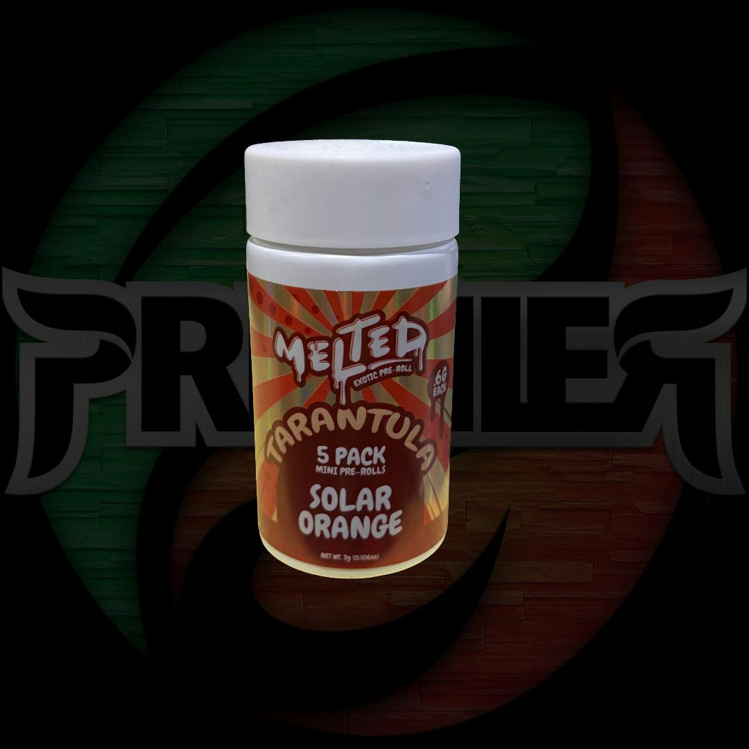 Melted Tarantulas 5pk 3g Solar Orange