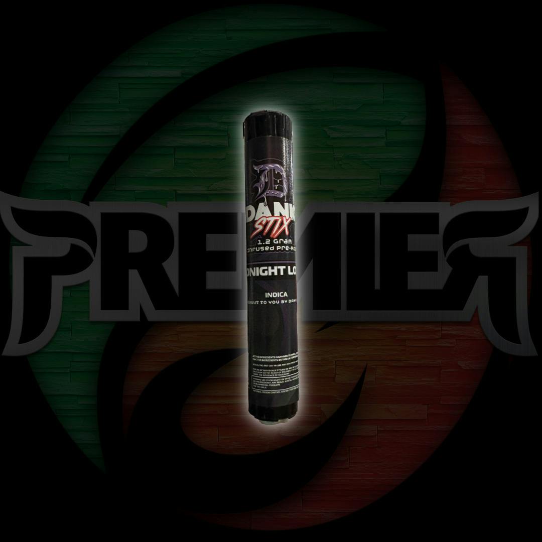 Dank Stixx Infused Pre-Roll 1.25g Midnight Lotus