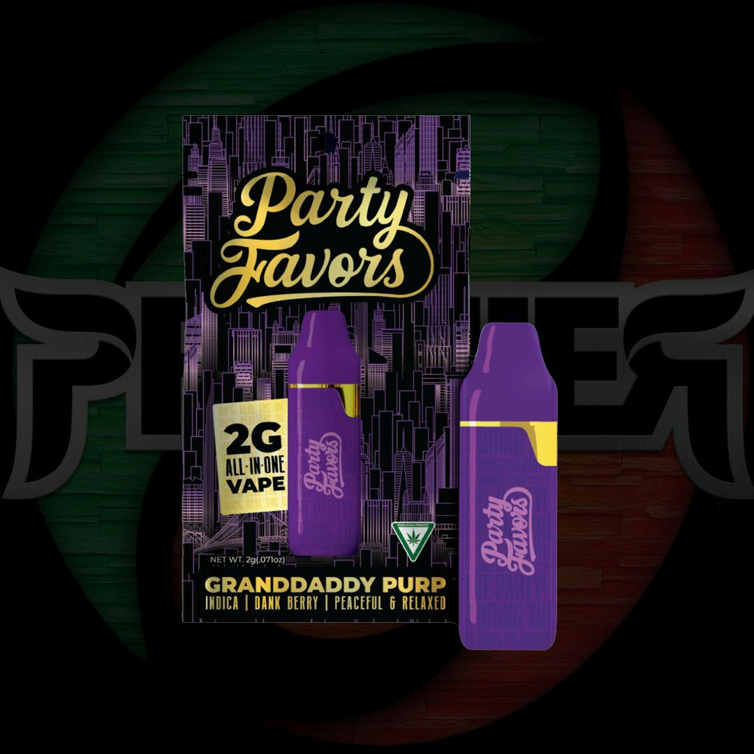 Party Favors Disposable 2g Granddaddy Purp