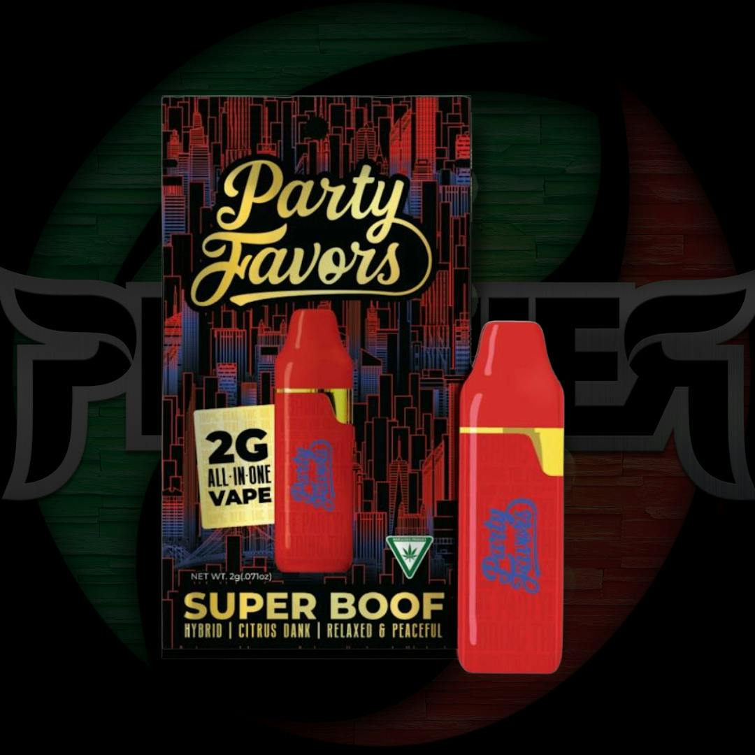 Party Favors Disposable 2g Super Boof