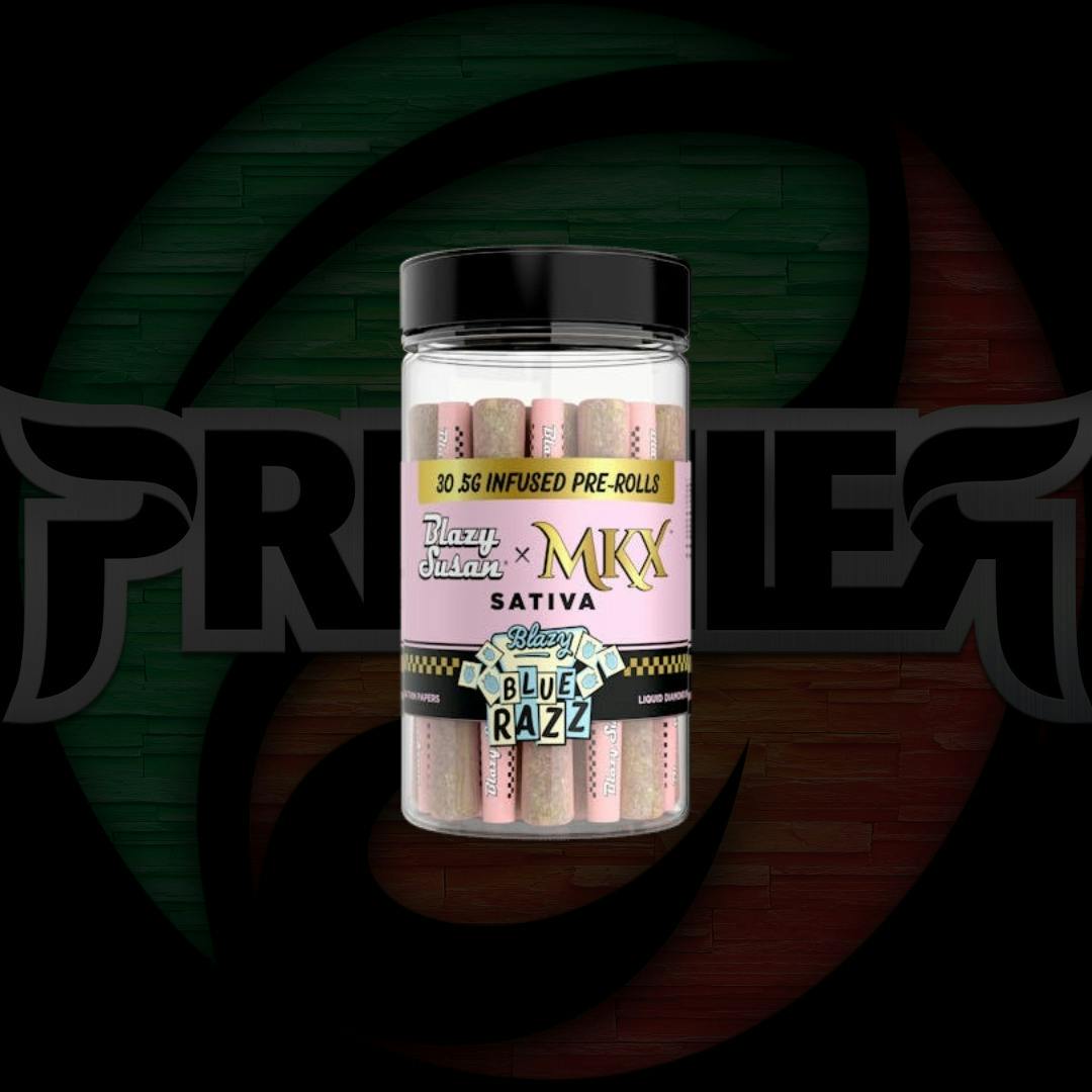 Blazy Susan Infused Pre-Rolls 30pk Blazy Blue Razz