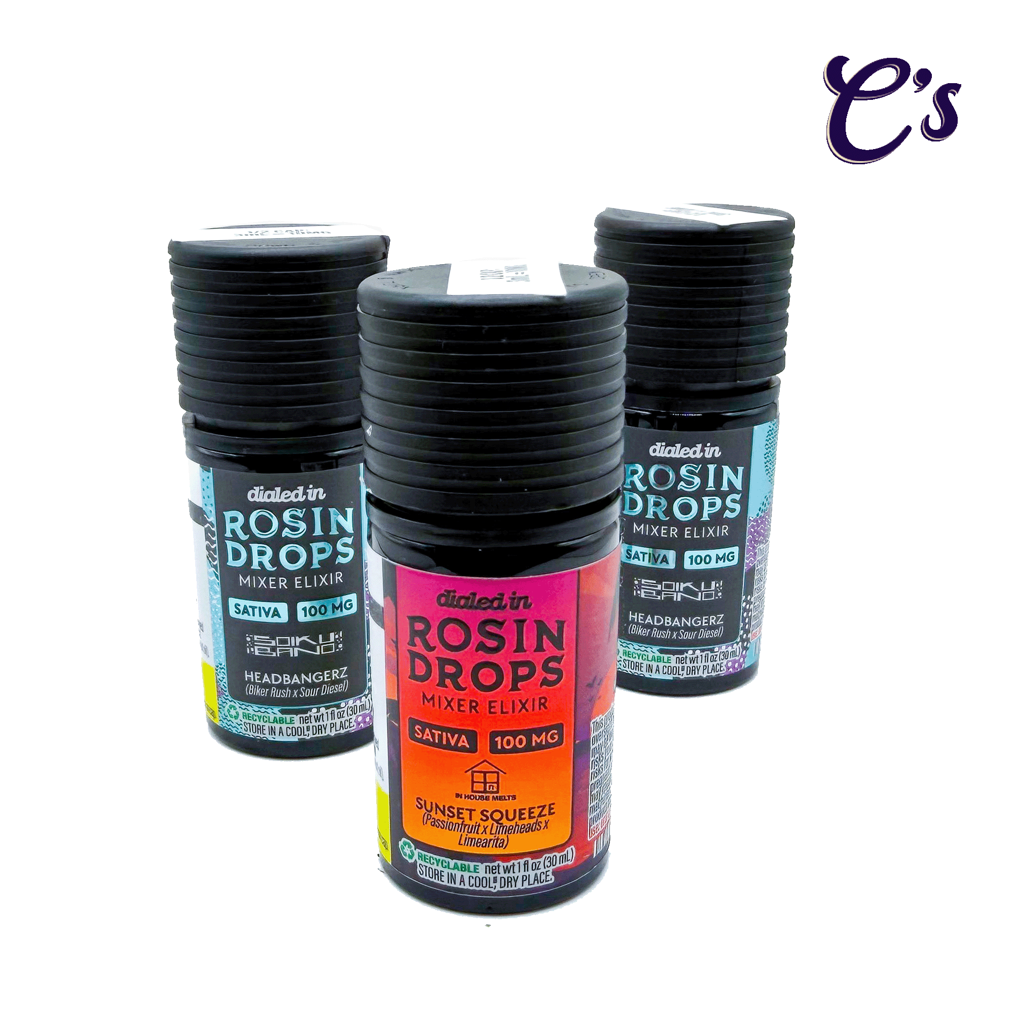 Dialed In | Rosin Drops (S) Rainbow Cherry 100mg