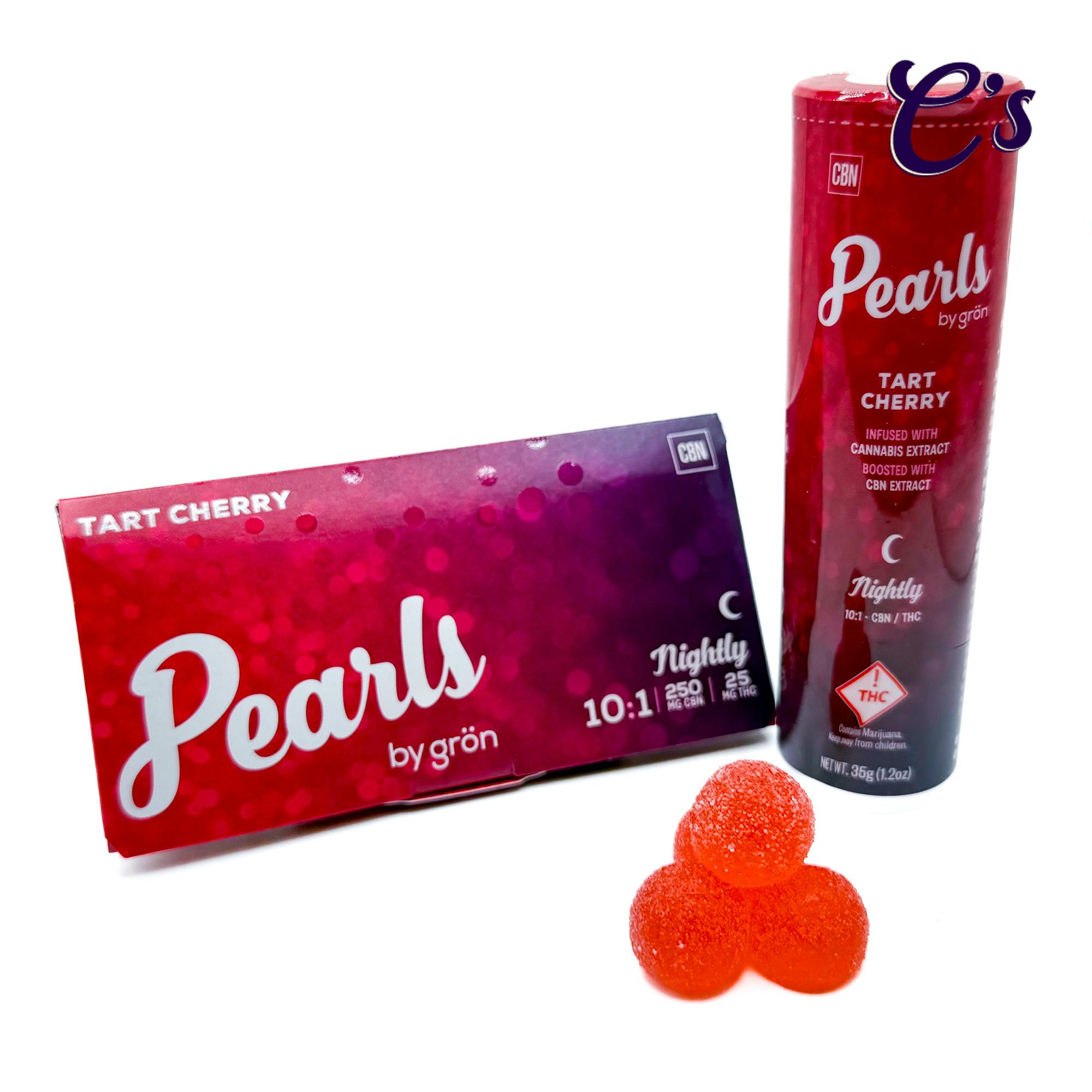 Grön | Pearls Nightly (CBN/THC 10:1) Tarts Cherry 25mg