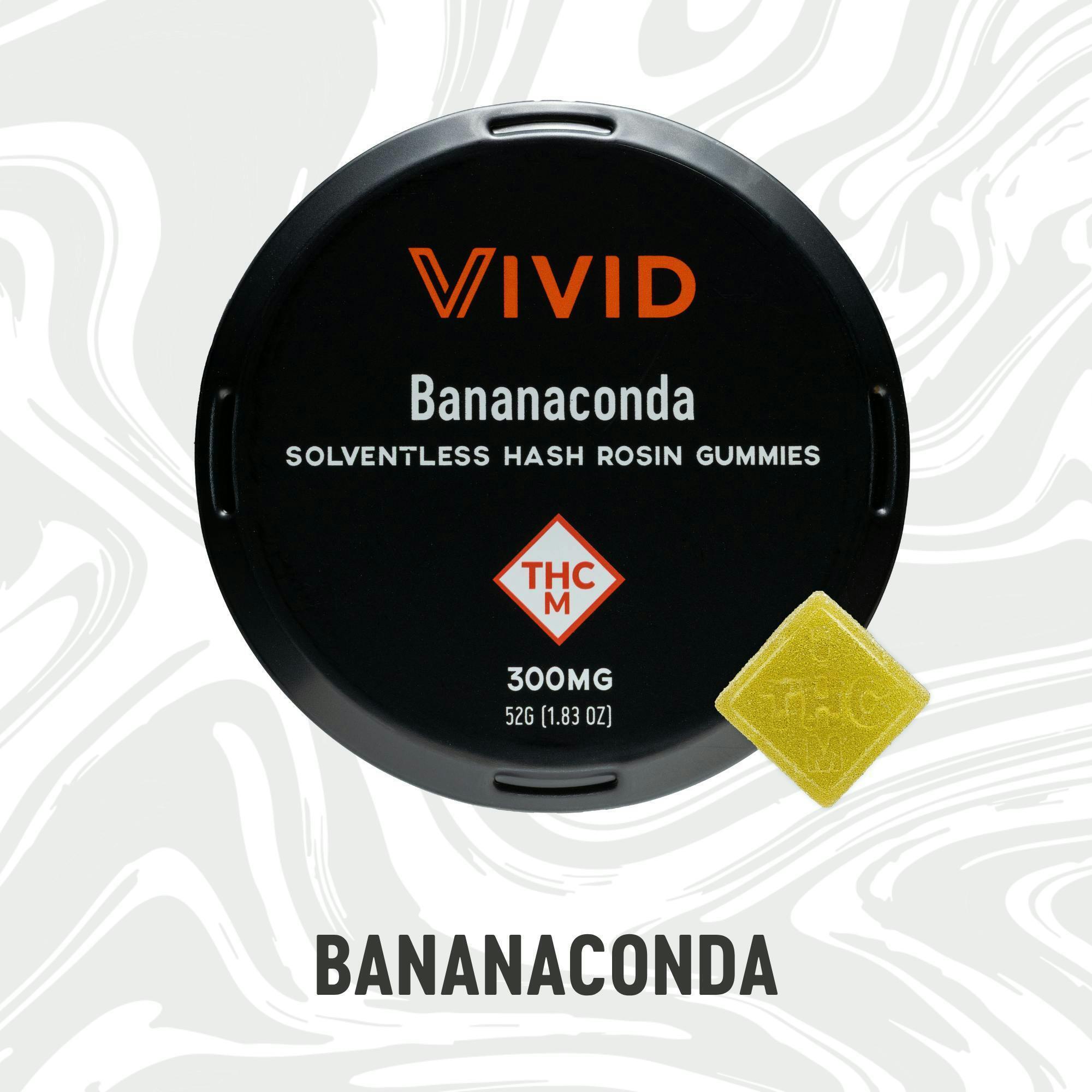 BANANACONDA | 300MG {10PK} HASH ROSIN GUMMIES