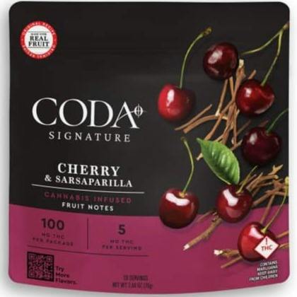 Cherry & Sarsaparilla (H) - 1000mg Fruit Notes - Coda