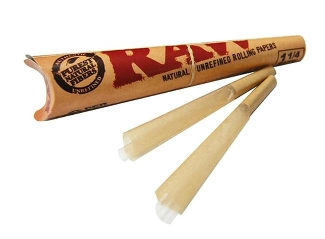 Raw 1&1/4" Cones 6pk