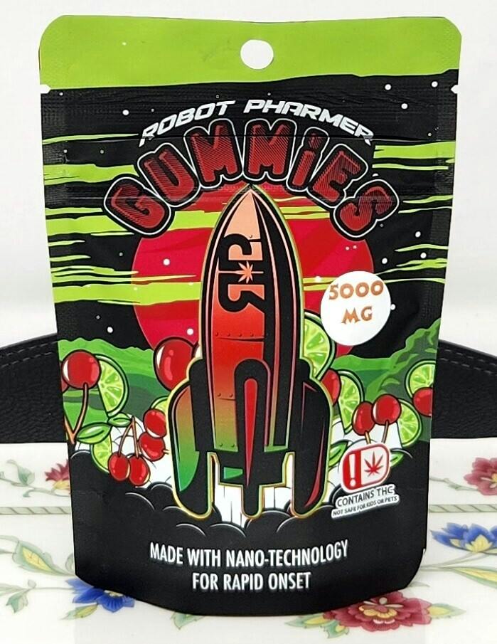 Robot Pharmer 5000mg Cherry Lime Nano Gummies