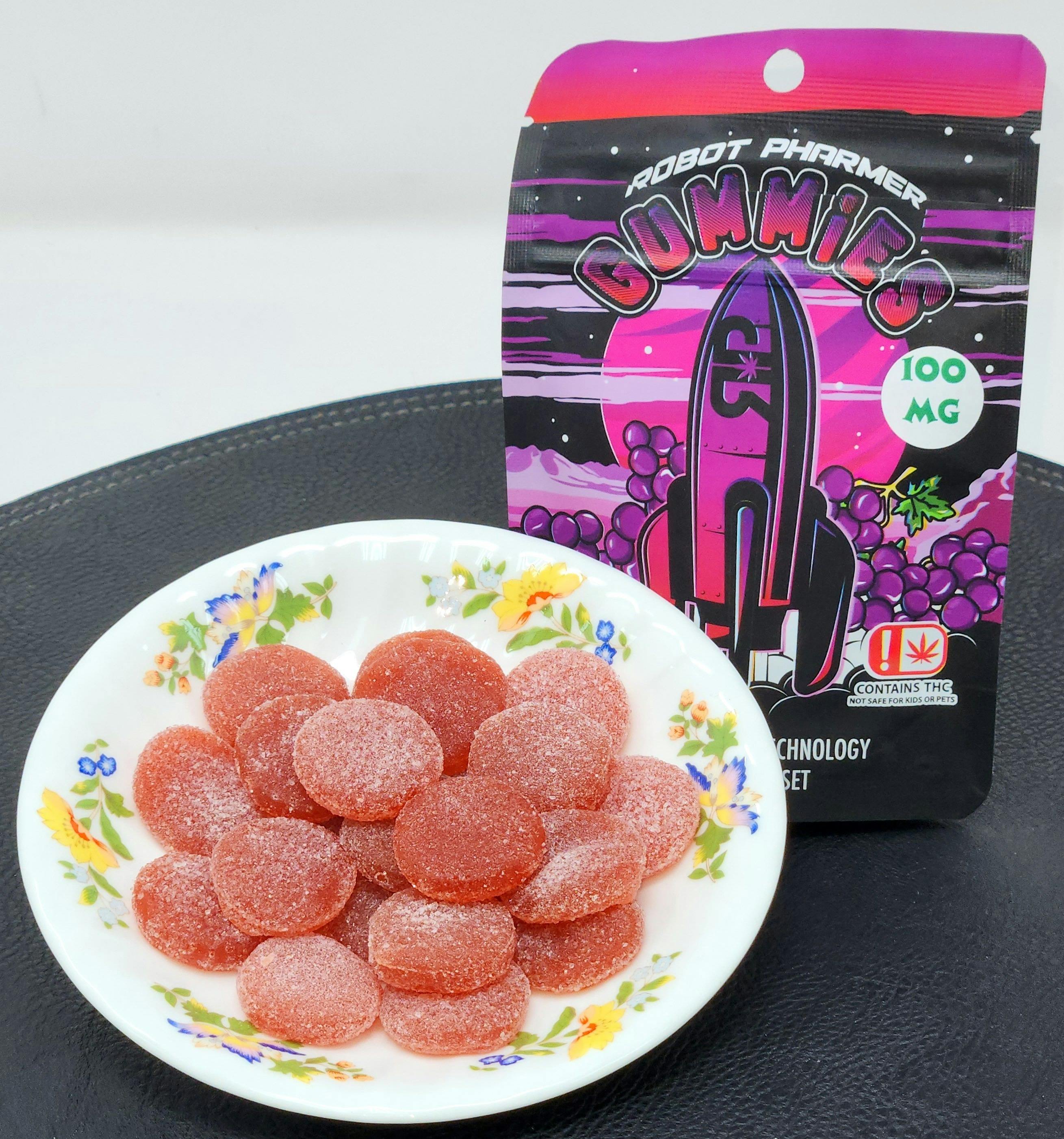 Robot Pharmer 100mg Grape Nano Gummies