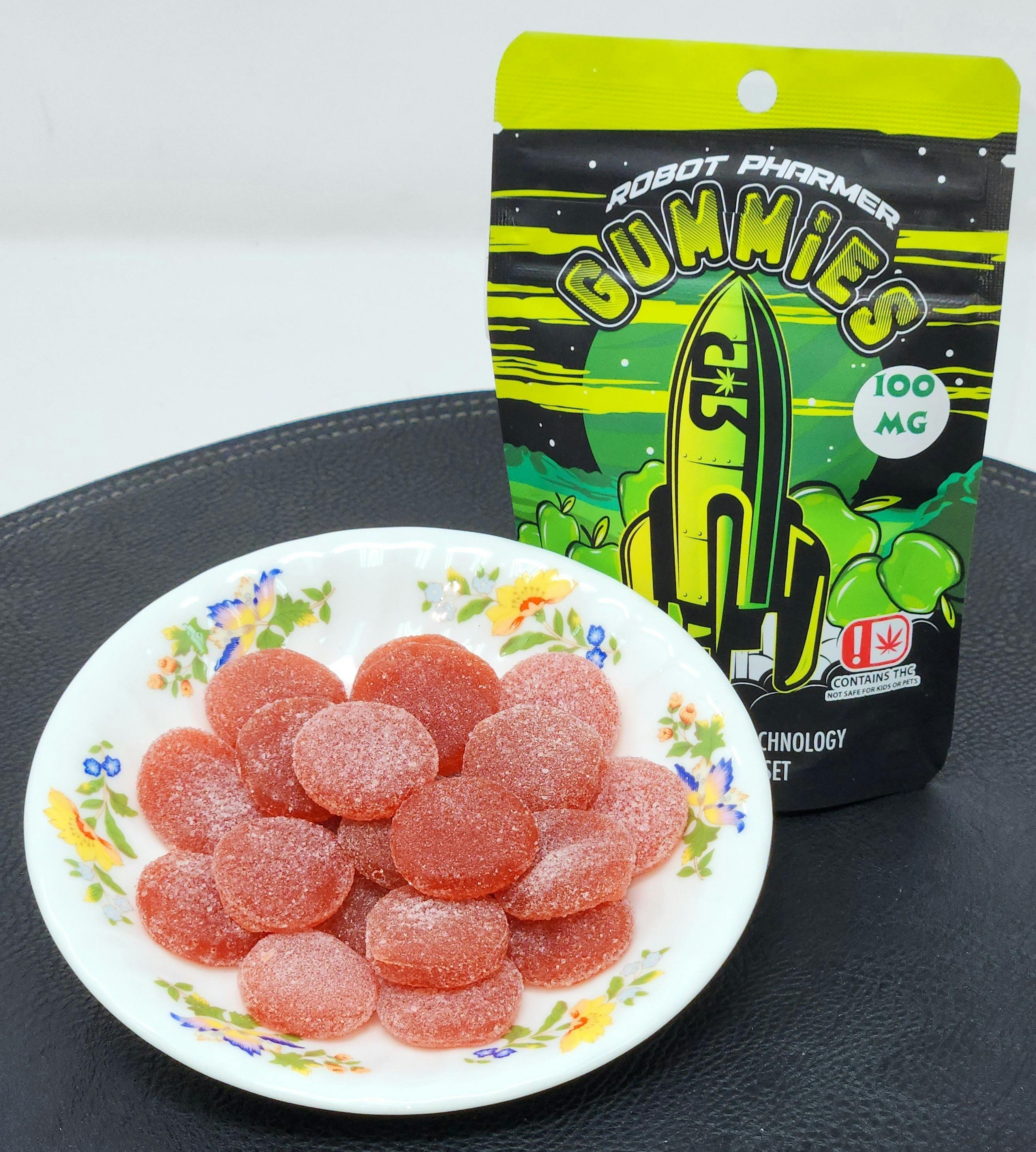 Robot Pharmer 100mg Green Apple Nano Gummies