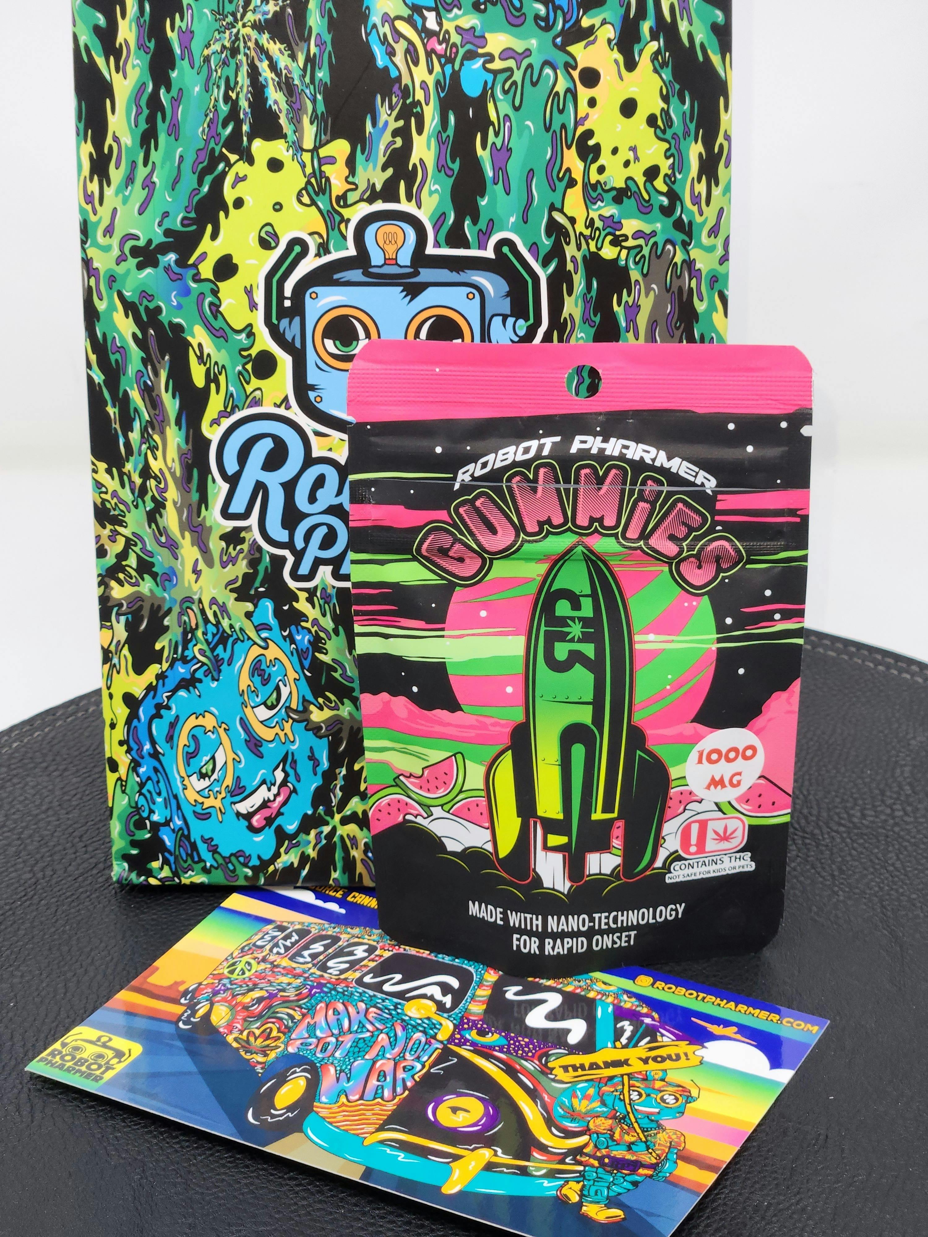 Robot Pharmer 1000mg Watermelon Nano Gummies