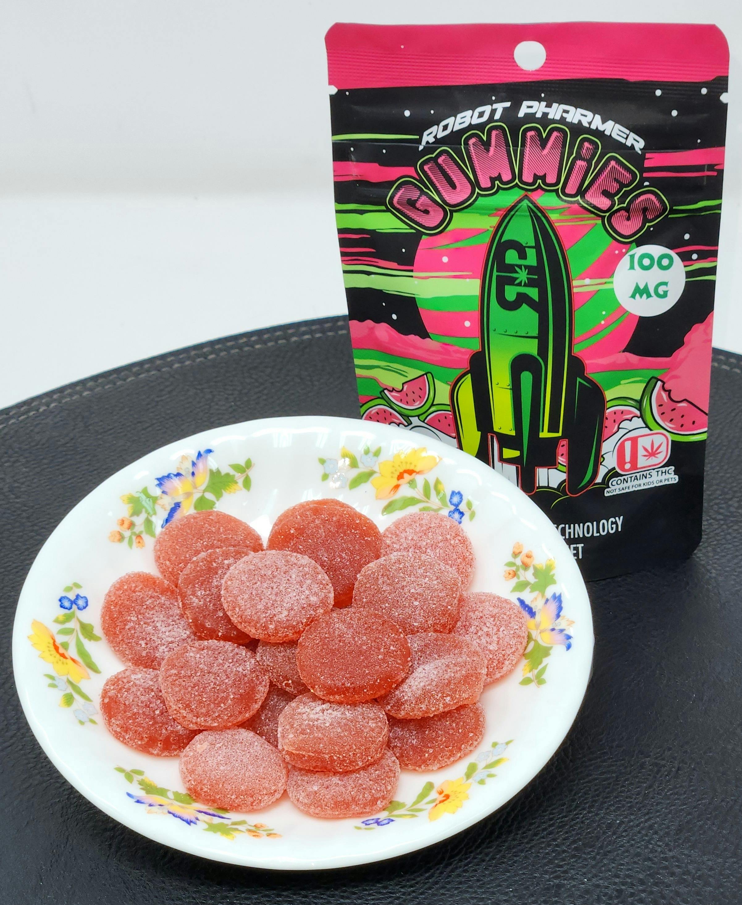 Robot Pharmer 100mg Watermelon Nano Gummies