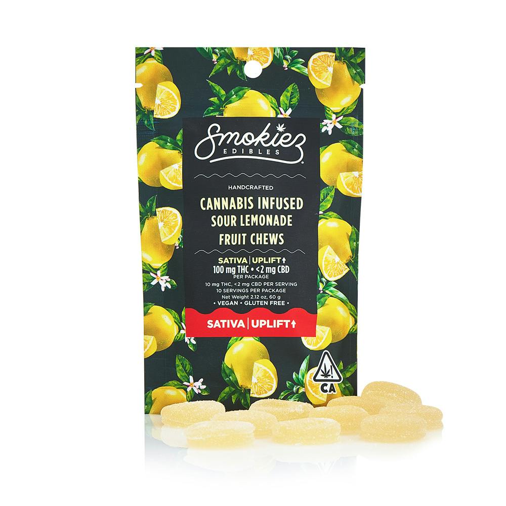 Smokiez Sour Lemonade Sativa 100mg Fruit Chews