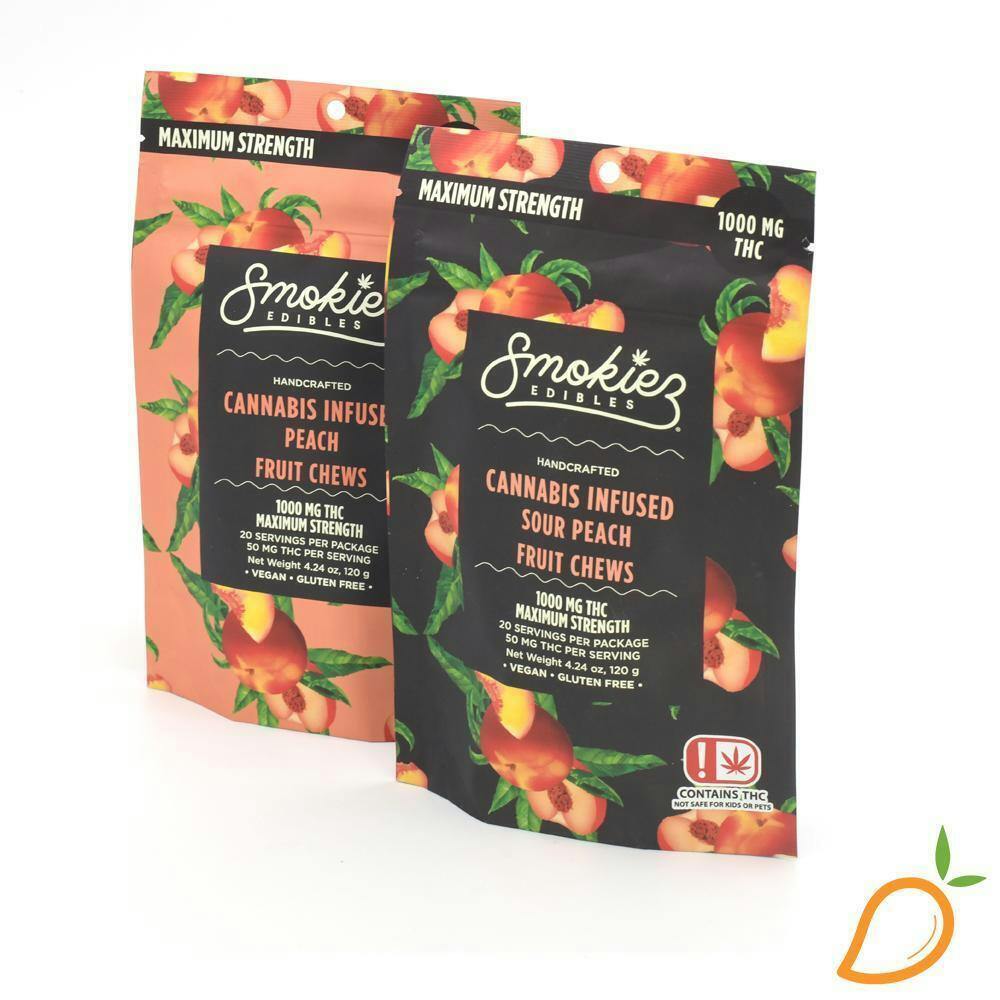 Smokiez Sour Peach Sativa 1000mg