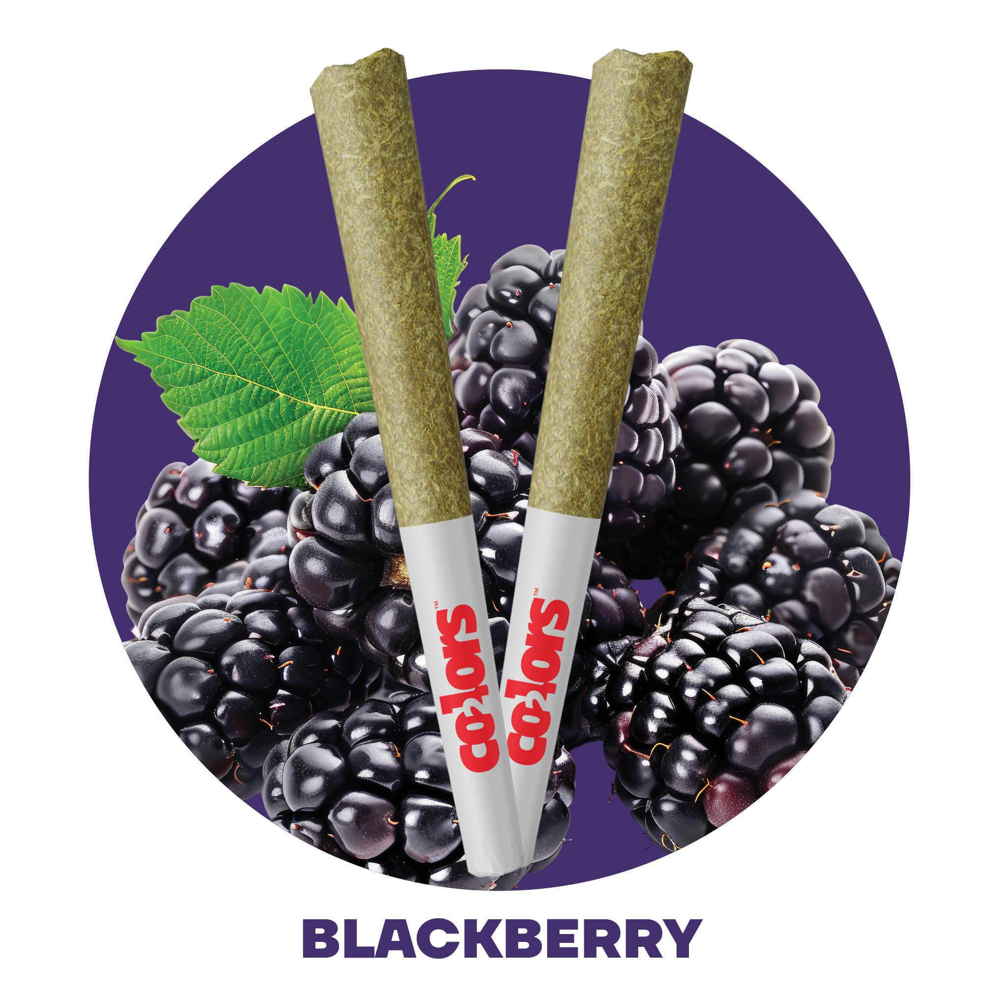 Blackberry Infused Pre-Rolls 2pk