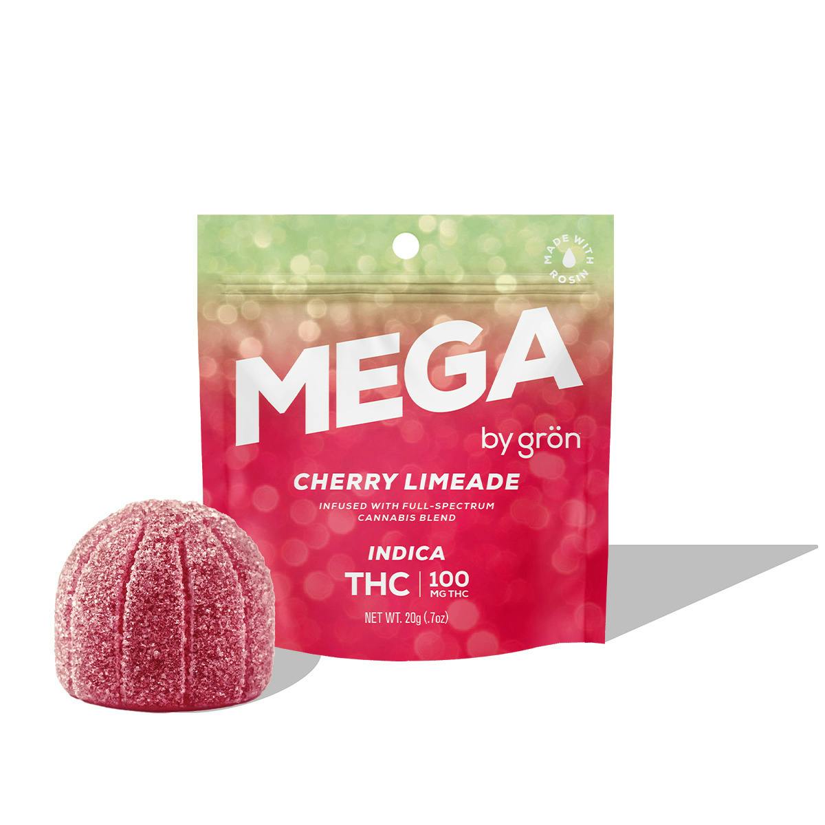 Cherry Limeade Mega Pearl Gummy 10pc