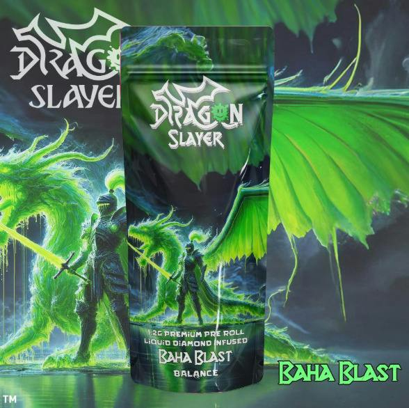 Dragon Slayer - Liquid Diamond Pre-roll 1.2g - Baha Blast - Balance