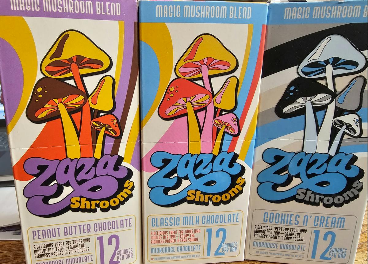 Zaza Milk Chocolate Mushroom Bars