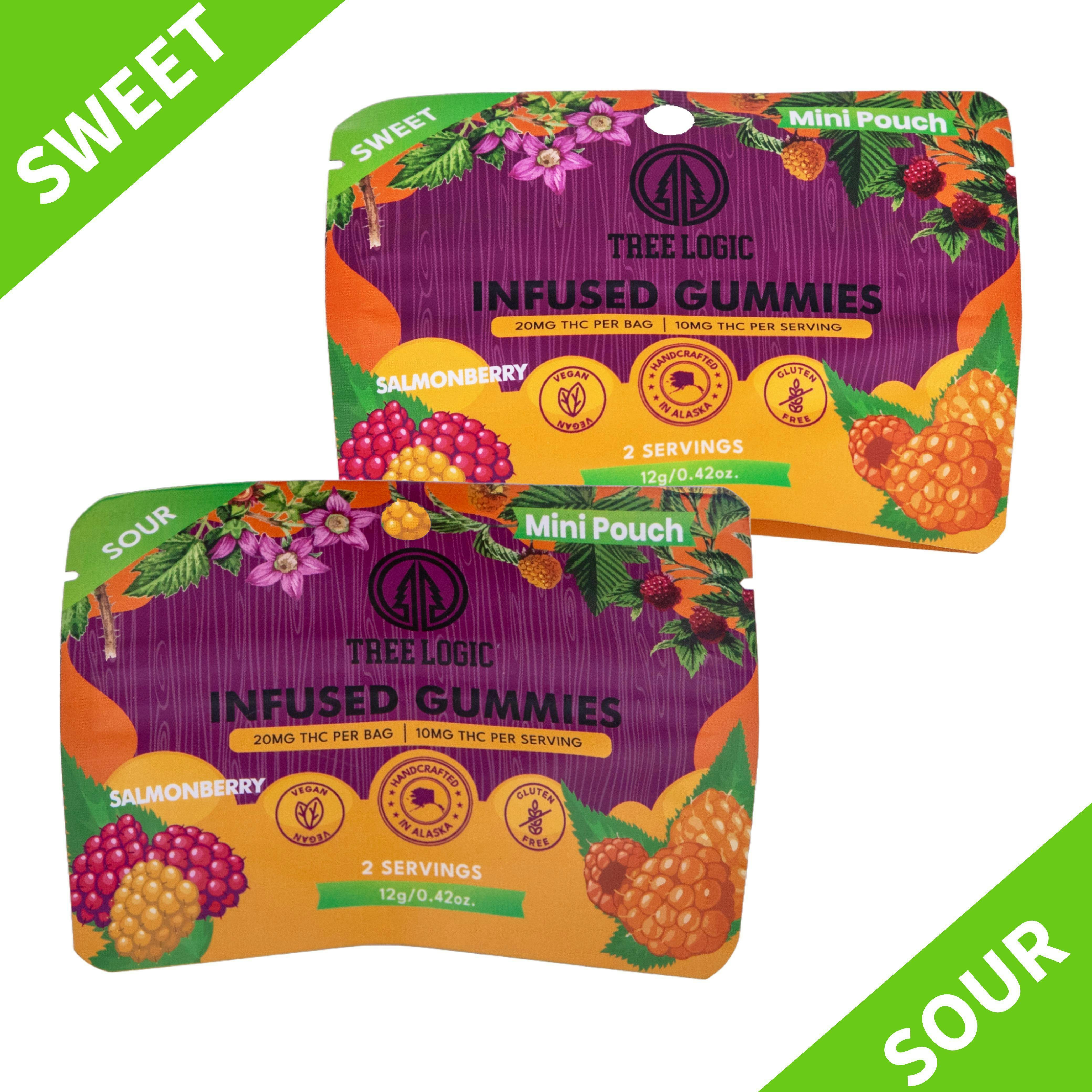 Sweet Salmonberry | 100mg | Tree Logic Gummies