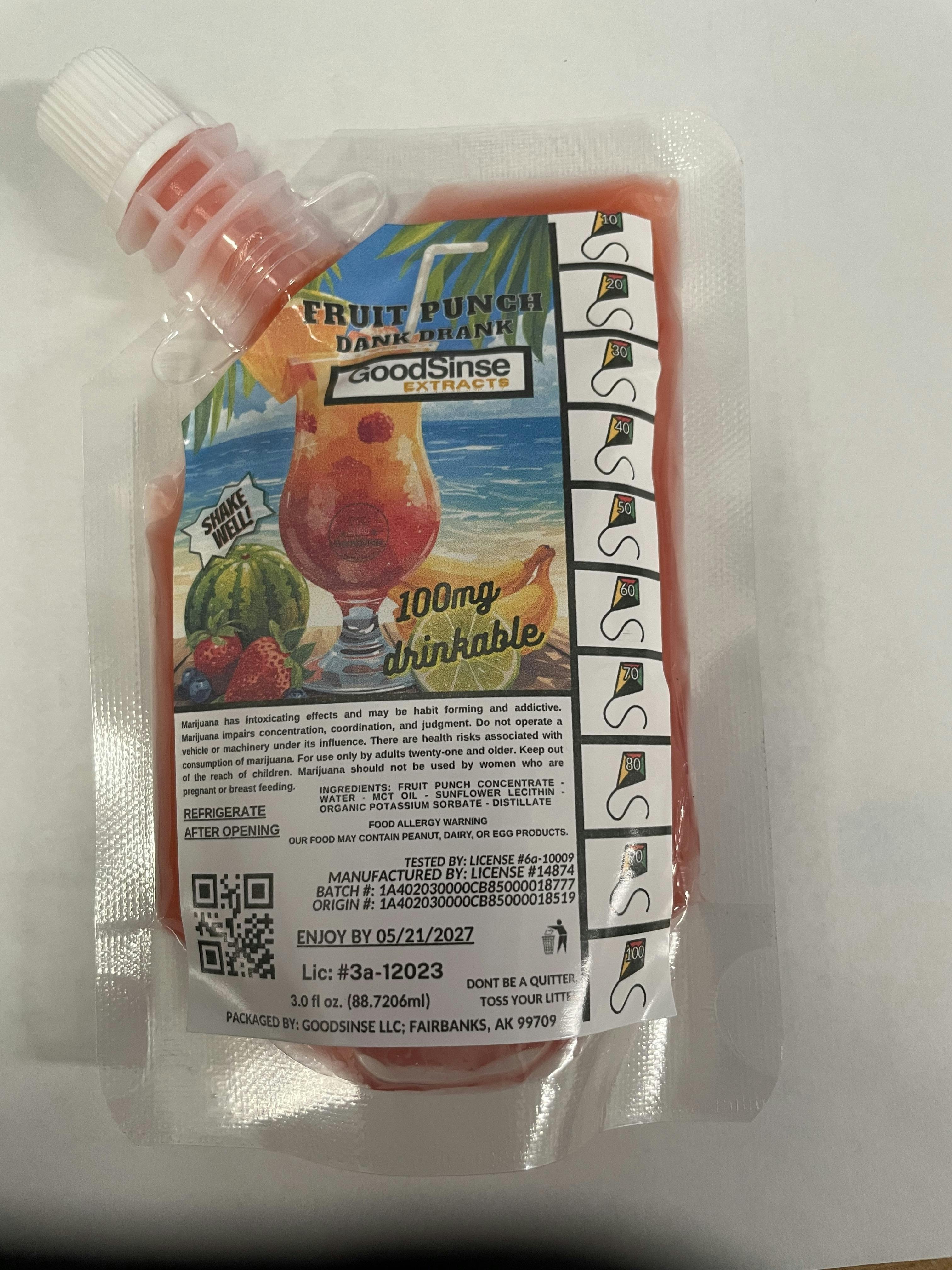 Goodsinse | Fruit Punch Mini Dank Drank