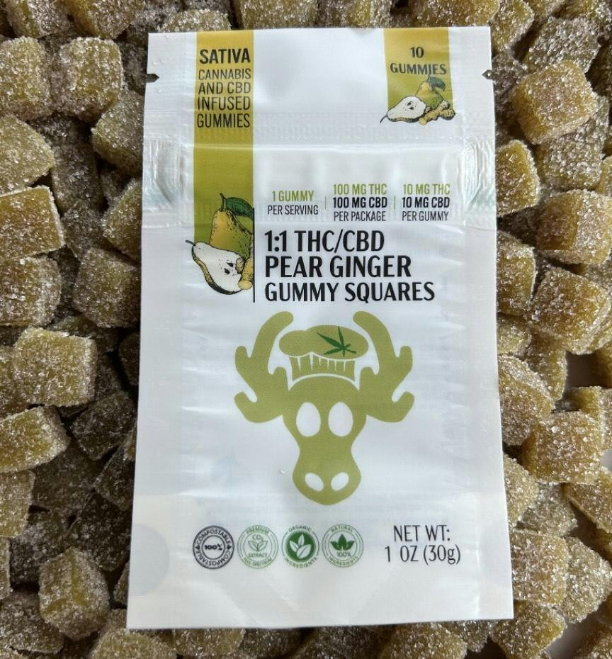 Stoney Moose | Pear Ginger Gummy 1:1
