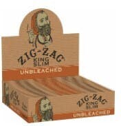 HMI-Zig Zag Unbleached Rolling Papers King Slim Ultra Thin