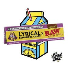 RAW Organic Classic King Size Wide - Lyrical Lemonade Grape