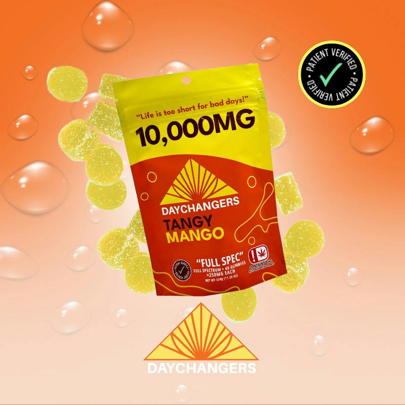 Day Changers - 10,000mg gummies - Tangy Mango