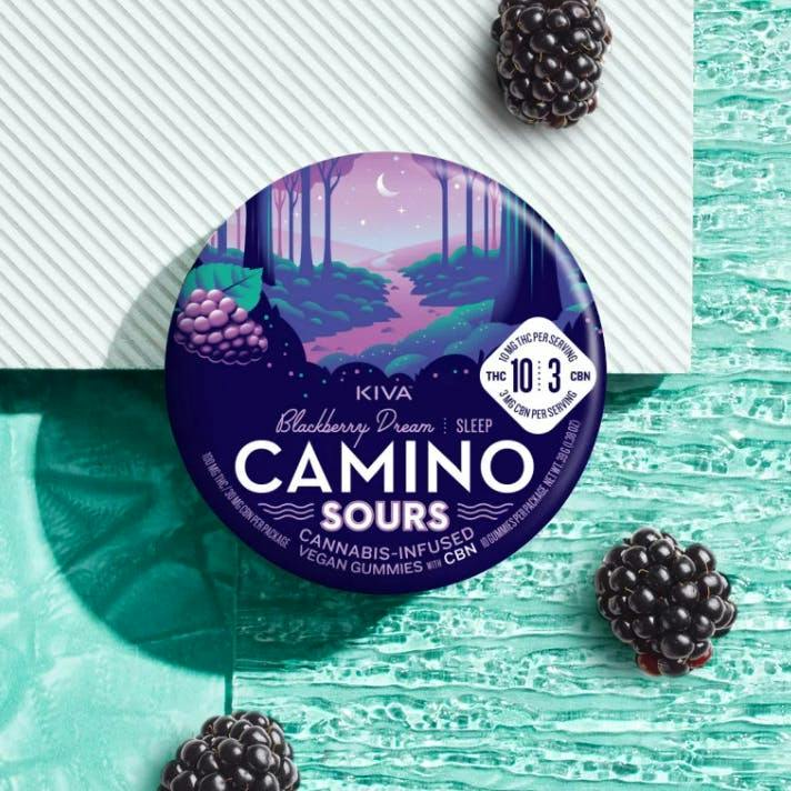 Camino - Sour Blackberry Dream THC:CBN:CBD Gummies (100mg)