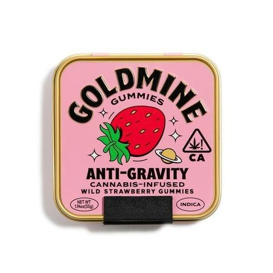 Goldmine Gummies | Anti-Gravity Wild Strawberry | 100mg | 10ct | 10mg/ea