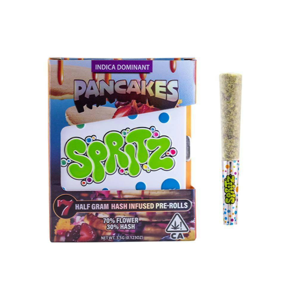 Spritz - Pancakes Hash Infused 7pck Prerolls (3.5g) - 3.5 items
