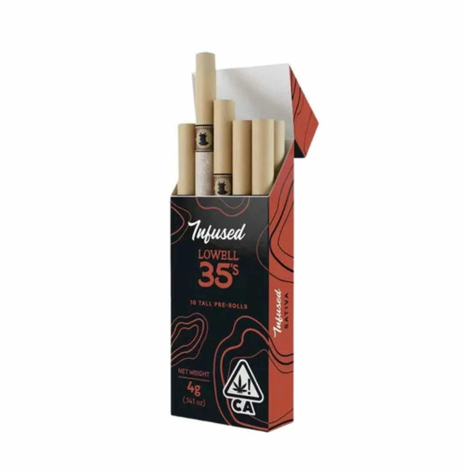 Lowell Herb Co. - Trailblazer Infused 35's 10pk Pre-Roll (4g) - 4 items