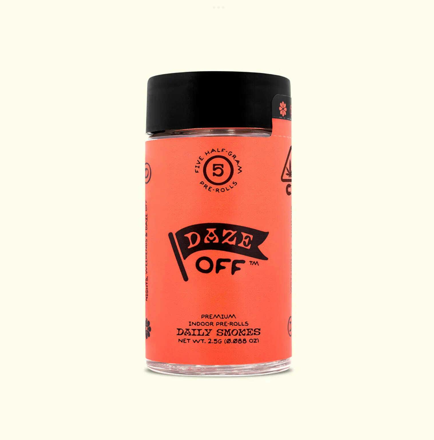 Daze Off - King Louis OG 5pk 2.5g prerolls - 2.5 items