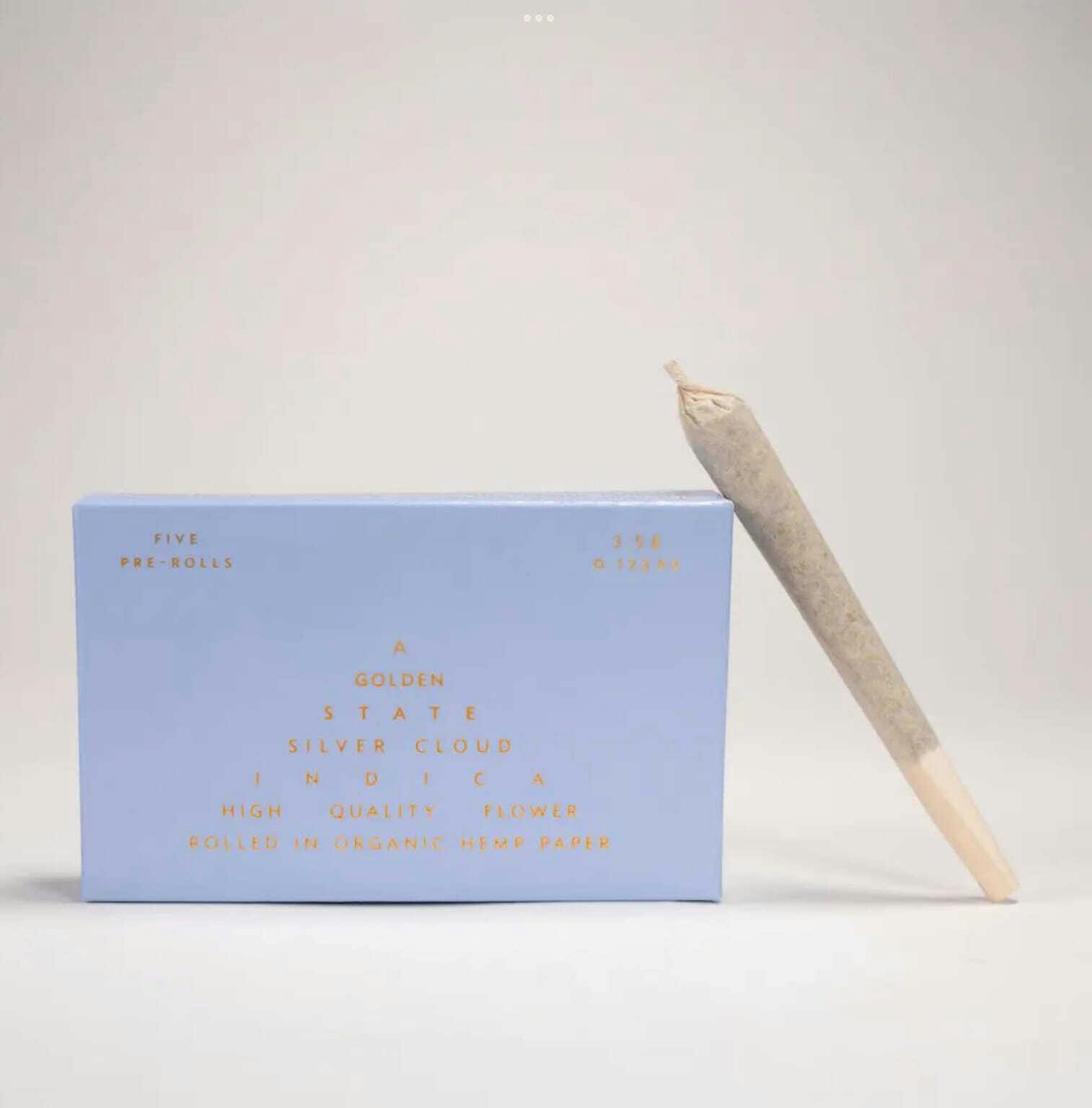 Golden State Canna - Silver Cloud 5pk Prerolls (3.5g) - 3.5 items