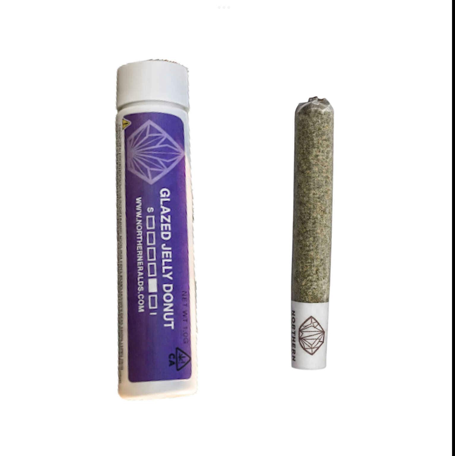 Northern Emeralds - Glazed Jelly Donuts 1g Preroll