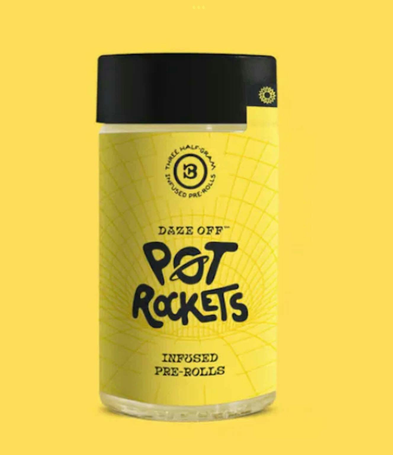 Daze Off - Jack Herer Pot Rocket Infused 5pk 2.5g prerolls - 2.5 items