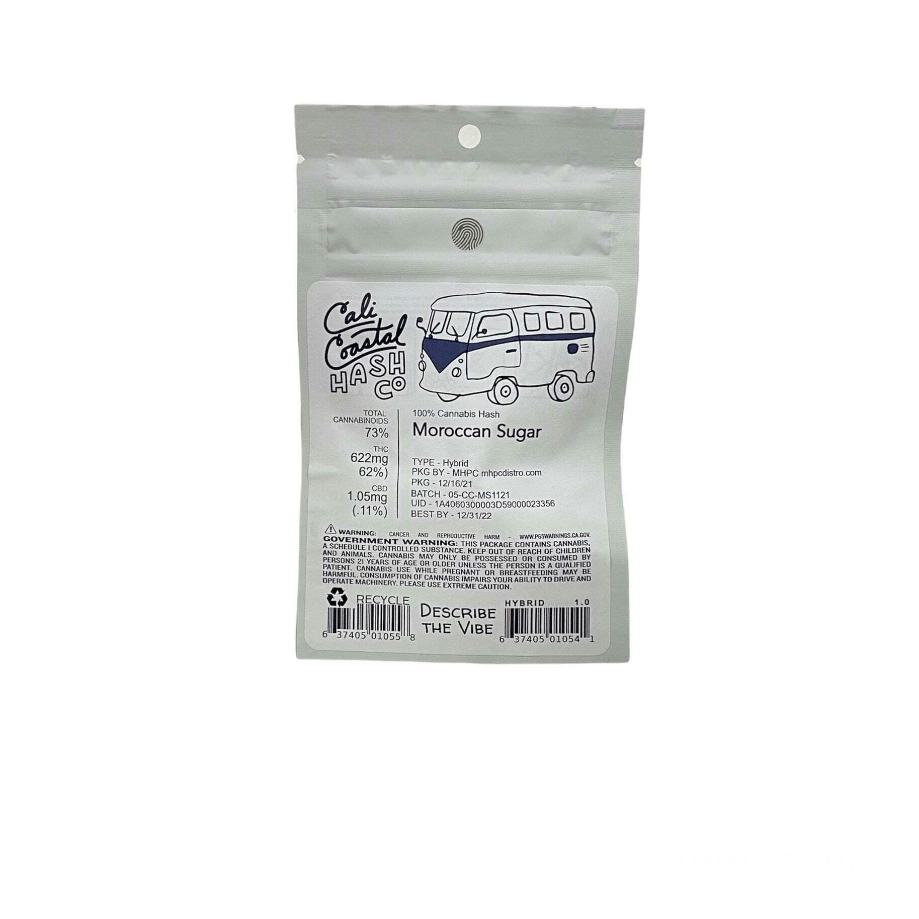 Cali Coastal Hash Co. - Moroccan Sugar 1g