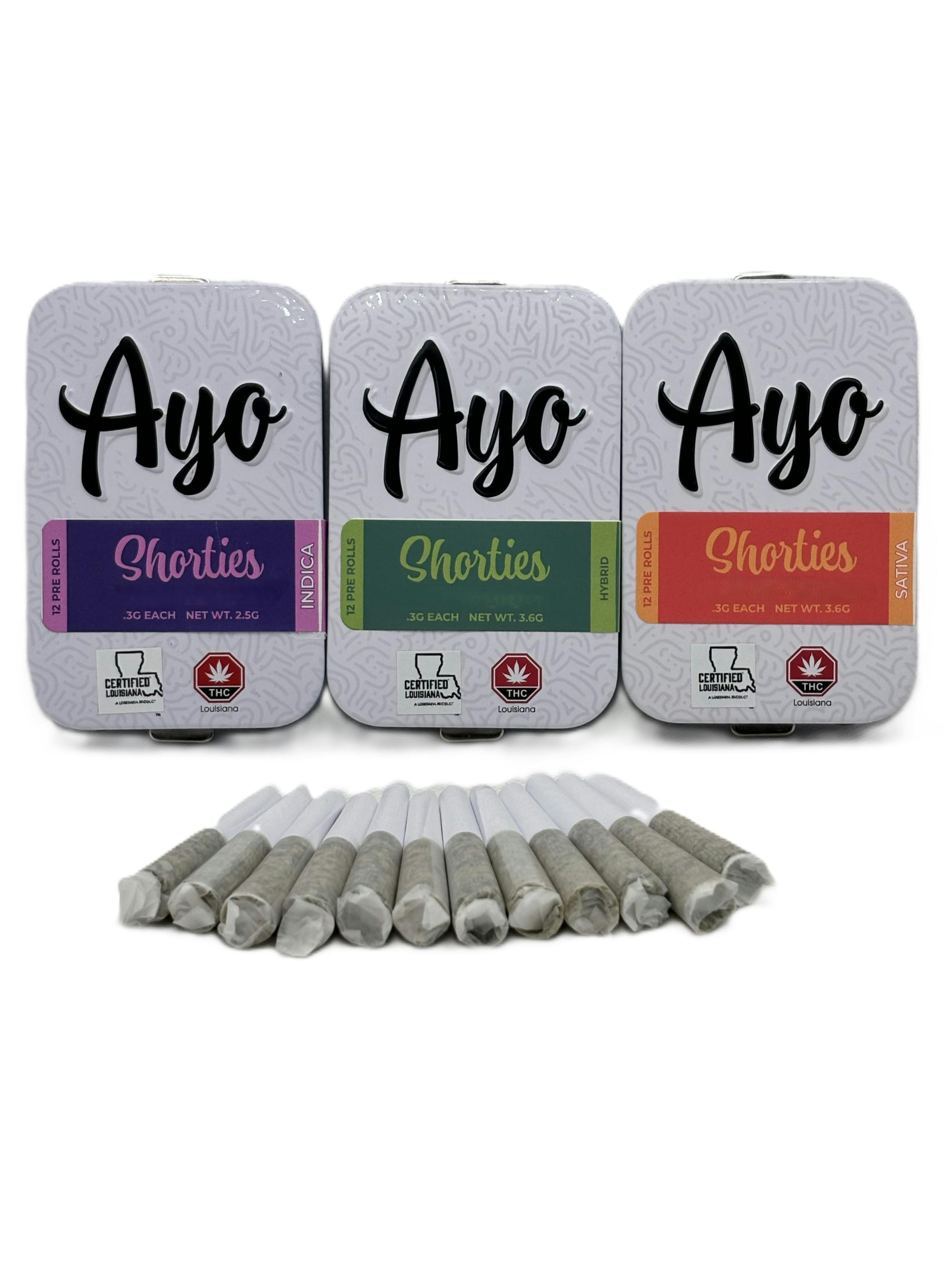 Ayo: Pre-Roll Pack | Animal Tsunami | Shorties | 0.3g | 12pk