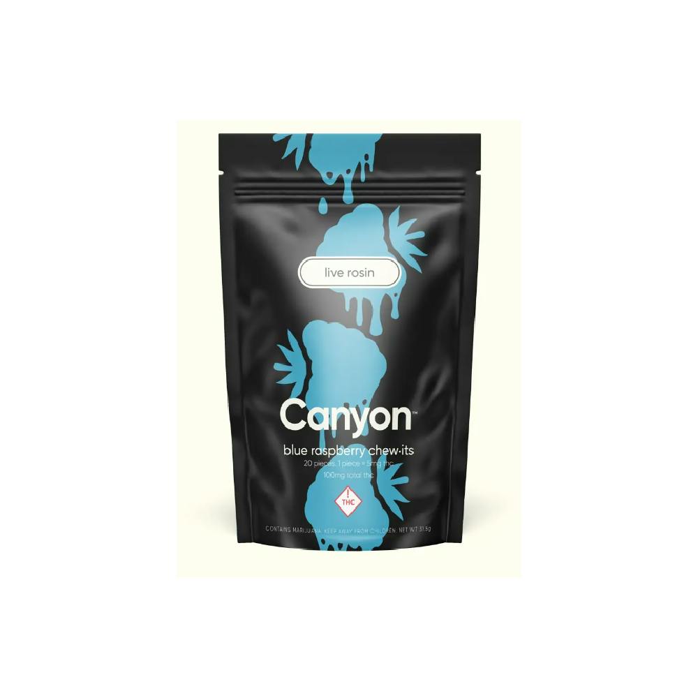 Blue Raspberry [20pk] (100mg) | Canyon - Live Rosin Gummies