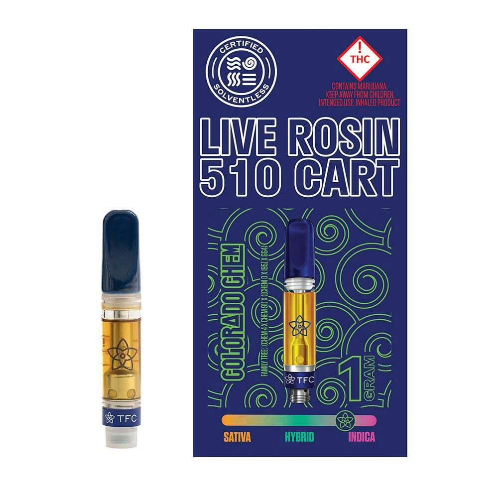 Colorado Chem | TFC - Live ROSIN Cartridge