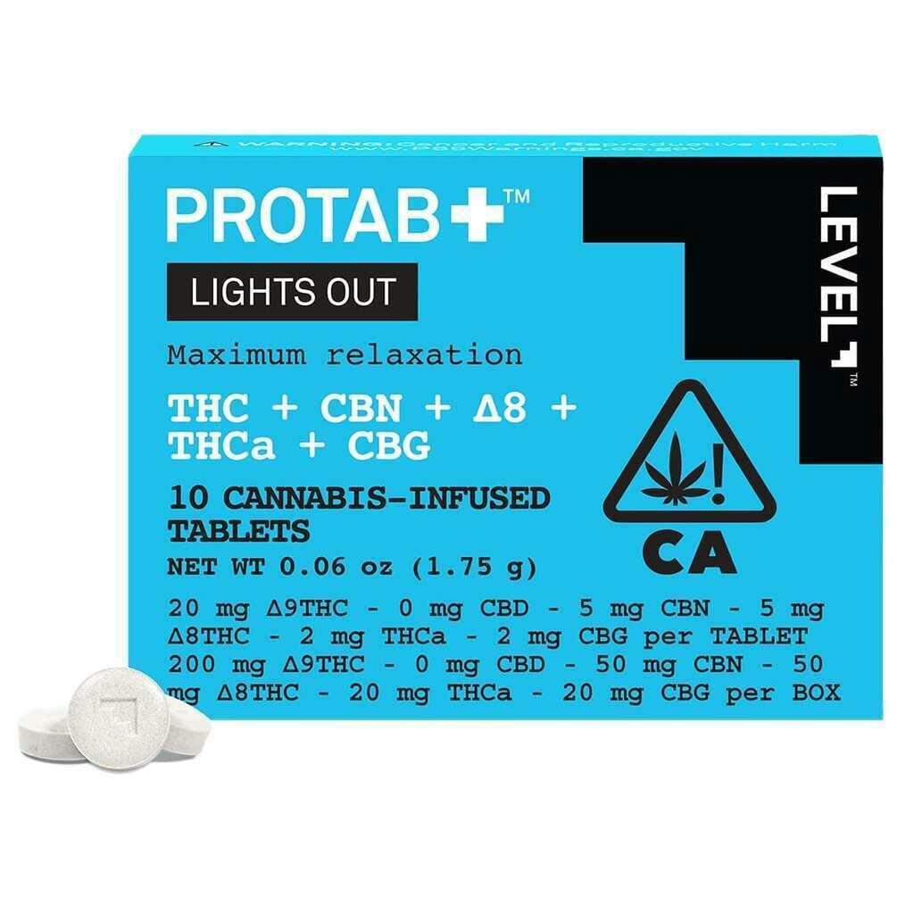 LEVEL Lights Out — Protab+ Tablets