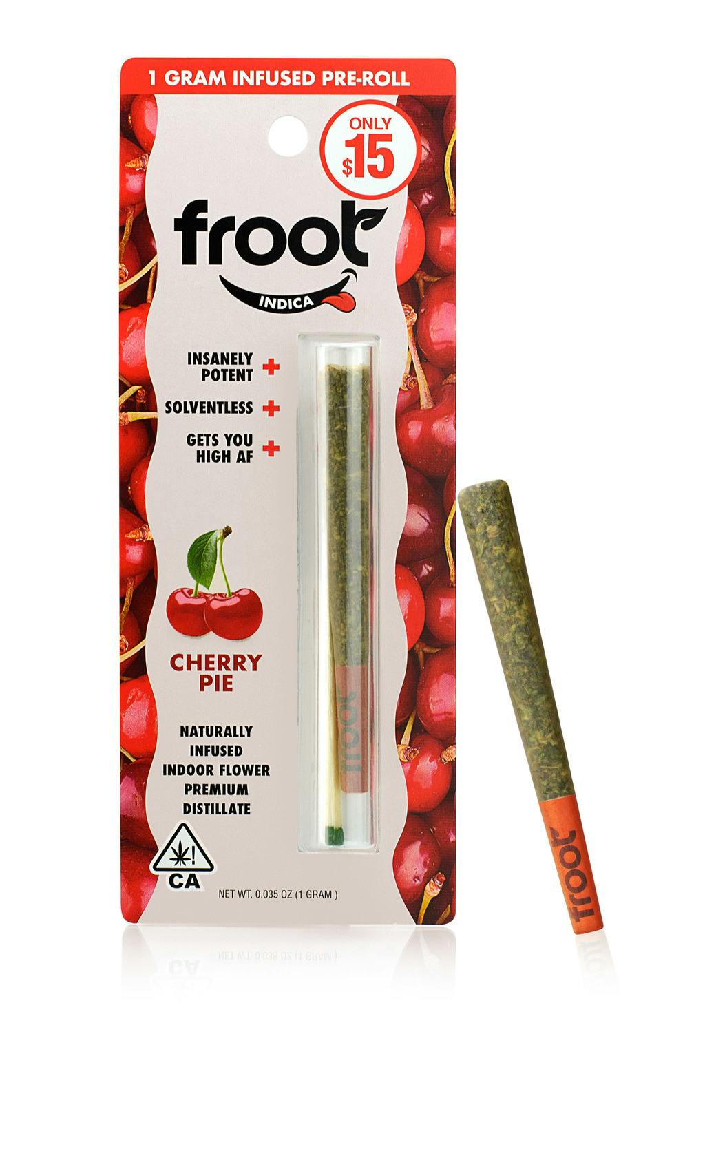 Froot Cherry Pie Infused Preroll 1g