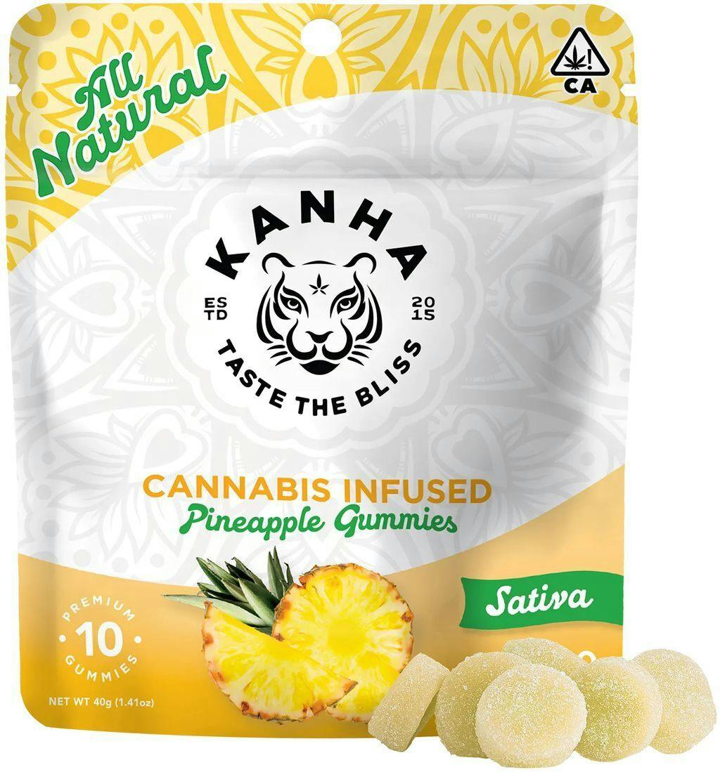 Kanha Pineapple — Kanha Pineapple Gummies 100 mg